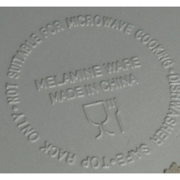 MELAMINE 8" Christmas Candy/Trinket Dish/Plate - Birdhouse Bluebird Holly Heart - Picture 4 of 6